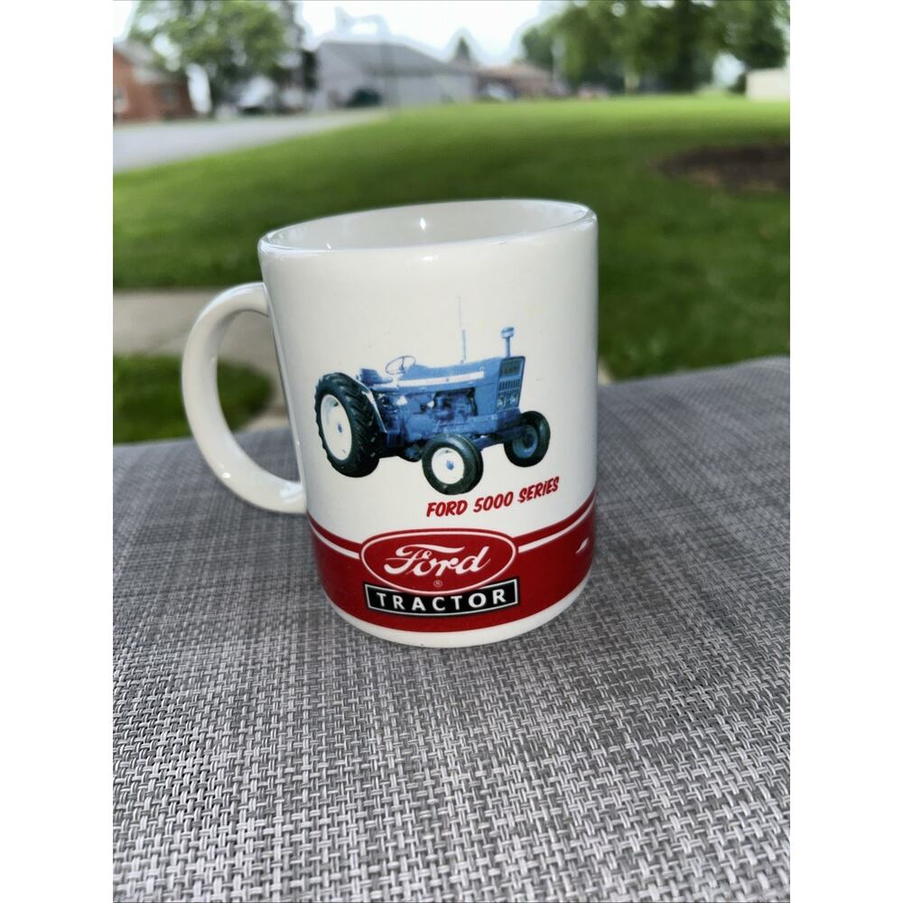 Ford 5000 Series Tractor 10 oz Coffee Cup Mug Ceramic Officially Licensed Ford